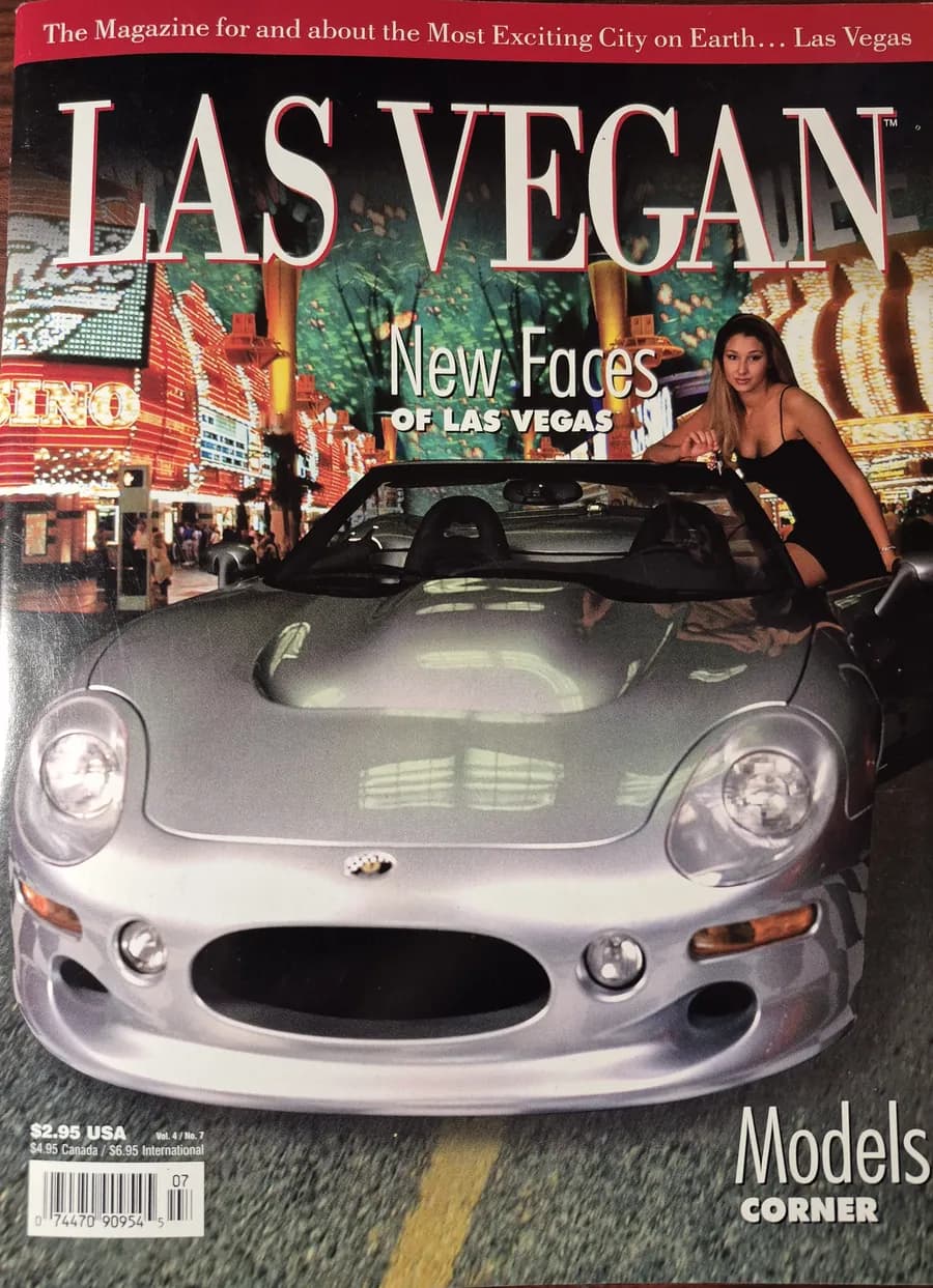 The cover of Las Vegan Magazine, Volume 4, Number 7 — the magazine for and about the most exciting city on Earth.